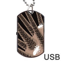 Head Lice Killer Hair Dog Tag Usb Flash (one Side)