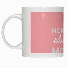 Home Love Mom Sexy Pink White Mugs by Mariart