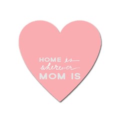 Home Love Mom Sexy Pink Heart Magnet