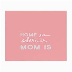 Home Love Mom Sexy Pink Small Glasses Cloth