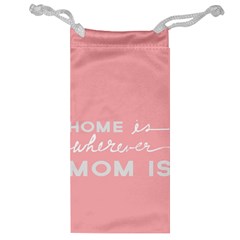 Home Love Mom Sexy Pink Jewelry Bag by Mariart