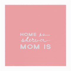 Home Love Mom Sexy Pink Medium Glasses Cloth by Mariart