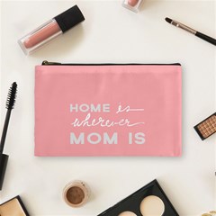 Home Love Mom Sexy Pink Cosmetic Bag (medium)  by Mariart