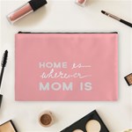 Home Love Mom Sexy Pink Cosmetic Bag (Large)  Front