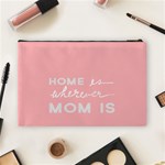 Home Love Mom Sexy Pink Cosmetic Bag (Large)  Back