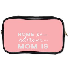 Home Love Mom Sexy Pink Toiletries Bags by Mariart