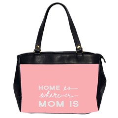 Home Love Mom Sexy Pink Office Handbags (2 Sides)  by Mariart