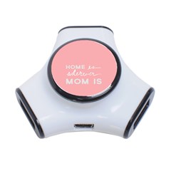 Home Love Mom Sexy Pink 3-port Usb Hub by Mariart