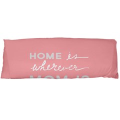 Home Love Mom Sexy Pink Body Pillow Case (dakimakura) by Mariart