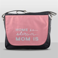 Home Love Mom Sexy Pink Messenger Bags by Mariart