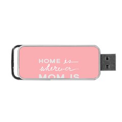 Home Love Mom Sexy Pink Portable Usb Flash (two Sides) by Mariart