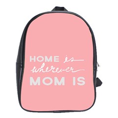 Home Love Mom Sexy Pink School Bags (xl) 