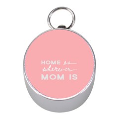 Home Love Mom Sexy Pink Mini Silver Compasses