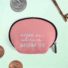 Home Love Mom Sexy Pink Accessory Pouches (small)  by Mariart