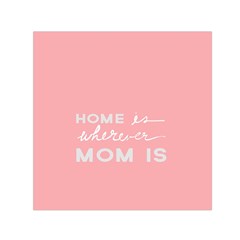 Home Love Mom Sexy Pink Small Satin Scarf (square)