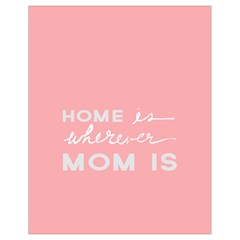 Home Love Mom Sexy Pink Drawstring Bag (small)