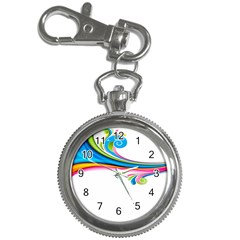 Colored Lines Rainbow Key Chain Watches