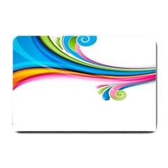 Colored Lines Rainbow Small Doormat 