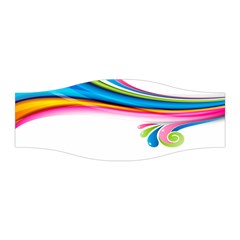 Colored Lines Rainbow Stretchable Headband by Mariart