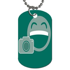 Laughs Funny Photo Contest Smile Face Mask Dog Tag (two Sides) by Mariart