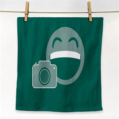 Laughs Funny Photo Contest Smile Face Mask Face Towel by Mariart