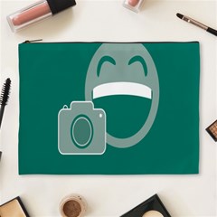 Laughs Funny Photo Contest Smile Face Mask Cosmetic Bag (xl)