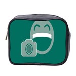 Laughs Funny Photo Contest Smile Face Mask Mini Toiletries Bag 2-Side Front