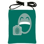 Laughs Funny Photo Contest Smile Face Mask Shoulder Sling Bags Front