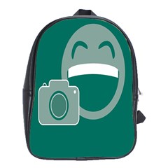 Laughs Funny Photo Contest Smile Face Mask School Bags (xl)  by Mariart