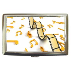 Isolated Three Dimensional Negative Roll Musical Notes Movie Cigarette Money Cases by Mariart