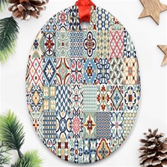 Deco Heritage Mix Ornament (oval) by Mariart