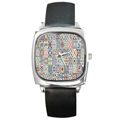 Deco Heritage Mix Square Metal Watch by Mariart