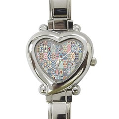 Deco Heritage Mix Heart Italian Charm Watch by Mariart