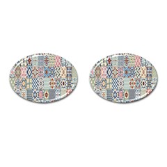 Deco Heritage Mix Cufflinks (oval) by Mariart