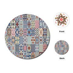 Deco Heritage Mix Playing Cards (round) 