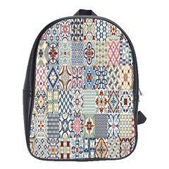 Deco Heritage Mix School Bags(large)  by Mariart