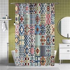 Deco Heritage Mix Shower Curtain 48  X 72  (small)  by Mariart