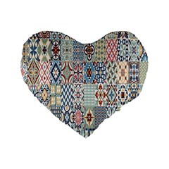 Deco Heritage Mix Standard 16  Premium Heart Shape Cushions