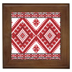 Fabric Aztec Framed Tiles by Mariart