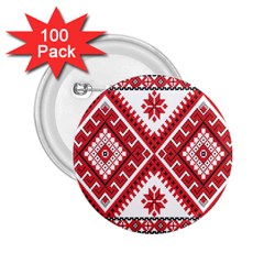 Fabric Aztec 2 25  Buttons (100 Pack)  by Mariart