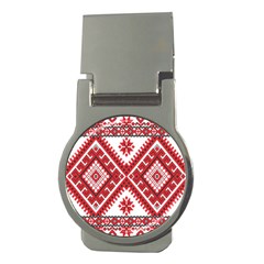 Fabric Aztec Money Clips (round) 