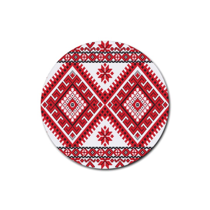 Fabric Aztec Rubber Round Coaster (4 pack) 