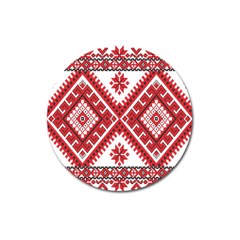 Fabric Aztec Magnet 3  (round)