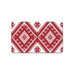 Fabric Aztec Magnet (Name Card) Front