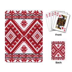 Fabric Aztec Playing Card by Mariart