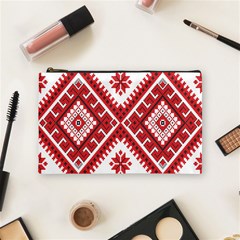 Fabric Aztec Cosmetic Bag (medium)  by Mariart