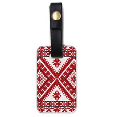 Fabric Aztec Luggage Tags (one Side)  by Mariart