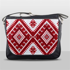 Fabric Aztec Messenger Bags by Mariart