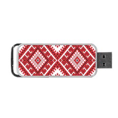 Fabric Aztec Portable Usb Flash (one Side) by Mariart