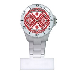 Fabric Aztec Plastic Nurses Watch